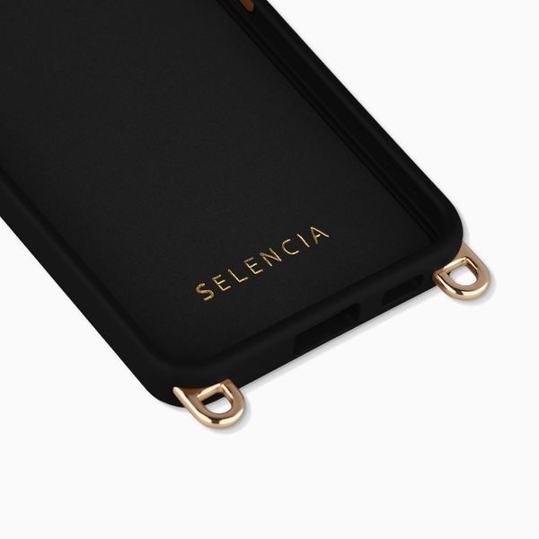 Selencia Rivièra Backcover mit MagSafe mit abnehmbaren Haken Samsung Galaxy S26 - Velvet Black