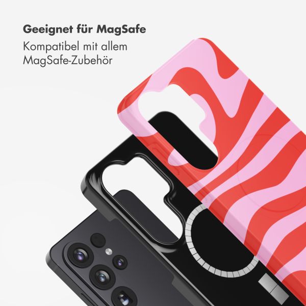 Selencia Vivid Rückabdeckung mit MagSafe Samsung Galaxy S26 Ultra - Dream Swirl Pink