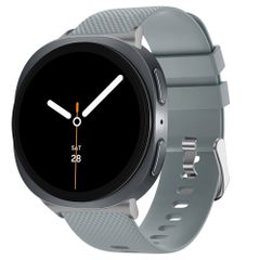 imoshion Flexibles Silikonarmband für das Samsung Galaxy Watch 8 (Classic) - 40 / 44 / 46mm - Grau