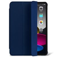 Decoded Textured Sillicon Slim Cover Apple iPad 11 (2025) 11 Zoll A16 / iPad 10 (2022) 10.9 Zoll - Navy Peony