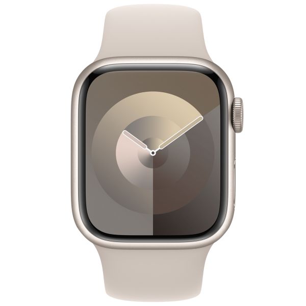 Apple Sport Armband für das  Apple Watch Series 1 t/m 9 / SE (38/40/41 mm) | Series 10 / 11 (42 mm) - Größe S/M - Starlight