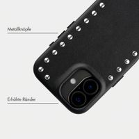 Selencia Studs Backcover mit MagSafe Apple iPhone 16 - Velvet Black