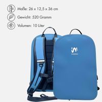 imoshion Air-Tight Waterproof Rucksack 10L - Small - Soft Blue