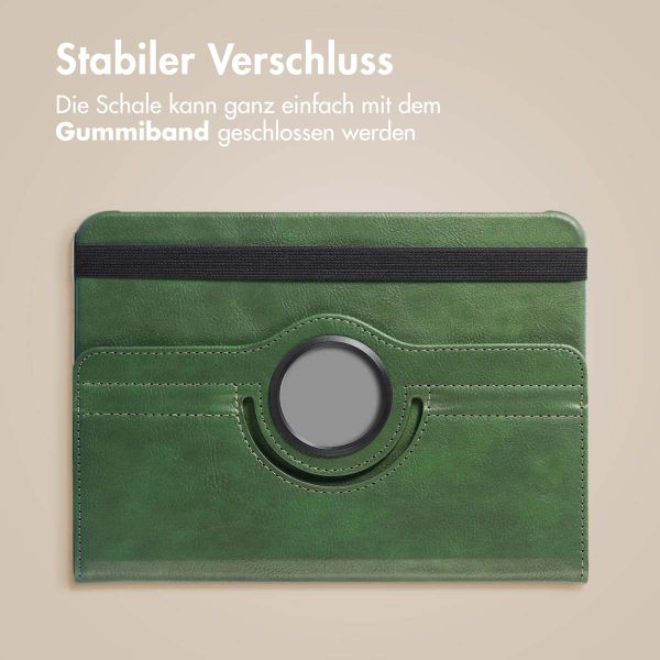 imoshion 360° drehbare Klapphülle Samsung Galaxy Tab S9 11.0 Zoll / Tab S10 FE / S9 FE 10.9 Zoll - Grün