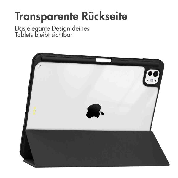 imoshion Trifold Hardcase Klapphülle Apple iPad Pro 13 (2024) M4 - Schwarz