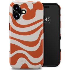 Selencia Vivid Rückabdeckung mit MagSafe Apple iPhone 16 - Dream Swirl Orange