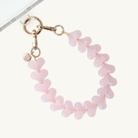Selencia Lova Herz-Handgelenkbande - Milky Pink
