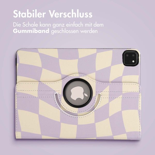 imoshion 360° drehbare Design Klapphülle Apple iPad Pro 11 (2022 / 2021 / 2020 / 2018) - Dancing Cubes