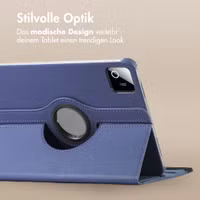 imoshion 360° drehbare Klapphülle Xiaomi Pad 8 / 8 Pro - Dunkelblau