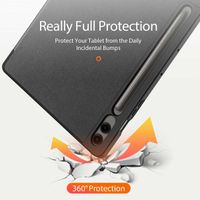 Dux Ducis Domo Klapphülle für das Samsung Galaxy Tab S10 Plus / Tab S9 FE Plus / Tab S9 Plus - Schwarz