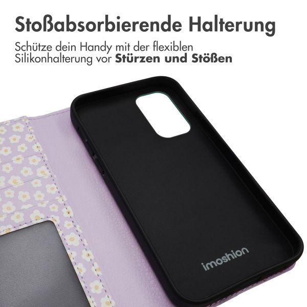 imoshion Design Klapphülle Samsung Galaxy A33 - White Daisy