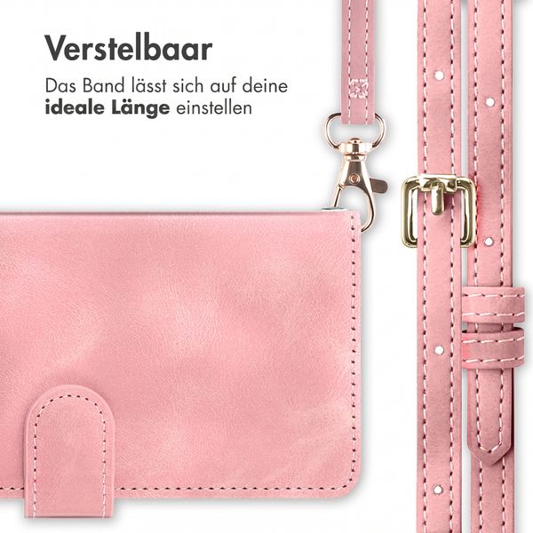 imoshion Klapphülle mit Kordel Motorola Moto G77 - Rosa