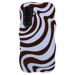 Selencia Vivid Wavy Backcover mit MagSafe Samsung Galaxy A37 (5G) - Dream Swirl Chocolate