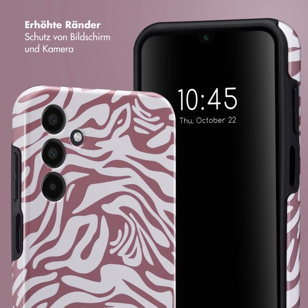 Selencia Vivid Back Cover Samsung Galaxy A15 (5G/4G) - Trippy Swirl Dark Rose