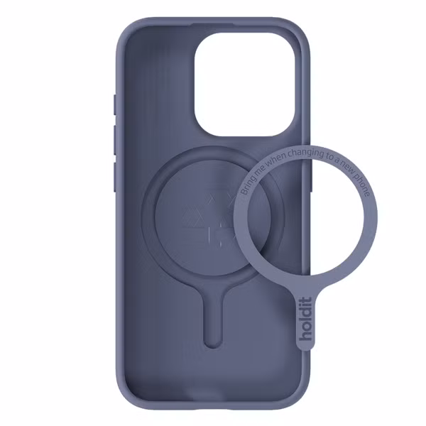 Holdit Soft MagSafe Case Apple iPhone 15 Pro - Pacific Blue