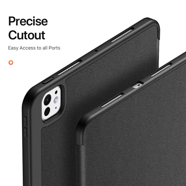 Dux Ducis Domo Klapphülle Apple iPad Pro 11 (2024) M4 - Schwarz