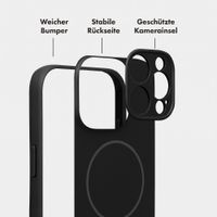 Accezz Grip Backcover mit MagSafe Apple iPhone 15 Pro - Schwarz