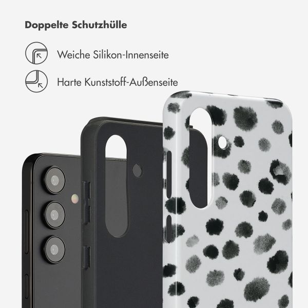 Selencia Vivid Tough Back Cover für das Samsung Galaxy S24 Plus  - Trendy Leopard