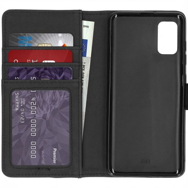 imoshion Luxuriöse Klapphülle Samsung Galaxy A41 - Schwarz