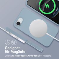 imoshion Color Backcover mit abnehmbarem Handykette und MagSafe Apple iPhone 16e - Ash Blue