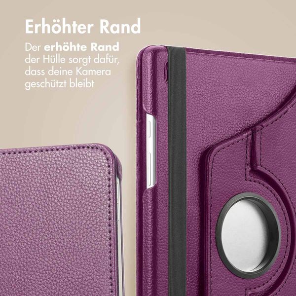 imoshion 360° drehbare Klapphülle Samsung Galaxy Tab S6 Lite (2020/2022/2024)  - Violett