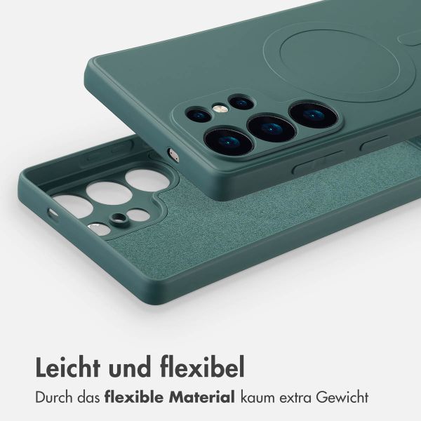 imoshion Color Back Cover mit MagSafe für das Samsung Galaxy S25 Ultra - Dunkelgrün