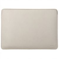 Accezz Leather Laptop Hülle Apple MacBook 15 Zoll - Laptop Sleeve - Beige