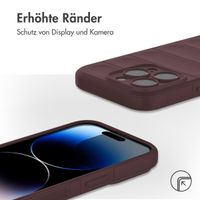 imoshion EasyGrip Back Cover für das iPhone 14 Pro - Aubergine