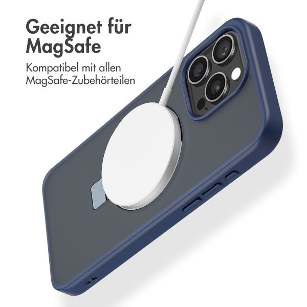 Accezz Ring Stand Backcover mit MagSafe Apple iPhone 15 Pro Max - Blau