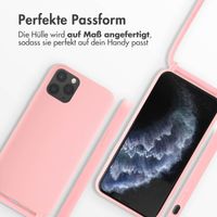 imoshion Silikonhülle mit Band für das iPhone 11 Pro - Rosa