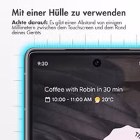 Accezz Screen Protector aus gehärtetem Glas Google Pixel 7a