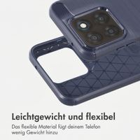 imoshion Brushed Back Cover Motorola Moto G77 - Dunkelblau