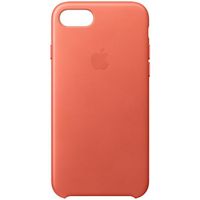 Apple Leder-Case Orange für das iPhone SE (2022 / 2020) / 8 / 7