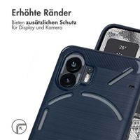 imoshion Brushed Back Cover für das Nothing Phone (2) - Dunkelblau