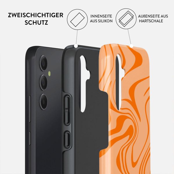 Burga Tough Back Cover für das Samsung Galaxy A34 (5G) - High Vibrations