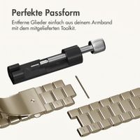 imoshion Edelstahlarmband für Apple Watch | 44/45/46/49 mm - Starlight