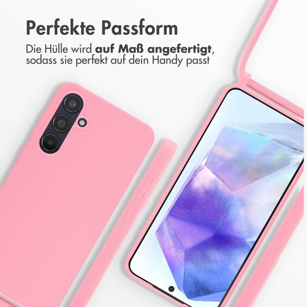 imoshion SilikonHülle mit Band Samsung Galaxy A55 - Rosa