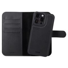 Holdit Wallet Case Magnet Plus für das iPhone 15 Pro - Schwarz