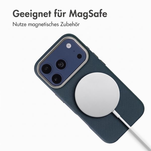 Accezz Mesh Backcover mit MagSafe Apple iPhone 17 Pro Max - Dunkelblau