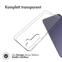 Accezz TPU Clear Cover für das Samsung Galaxy S25 Plus - Transparent