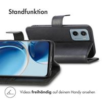 imoshion Luxuriöse Klapphülle Motorola Moto G05 / E15 - Schwarz