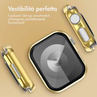 imoshion Full Cover glänzendes Hard Case Apple Watch 7 / 8 / 9 - 45 mm - Gold