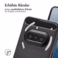 imoshion Brushed Back Cover Nothing Phone (3a) - Schwarz