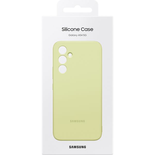 Samsung Original Silikon Cover für das Samsung Galaxy A54 (5G) - Lime