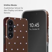 Selencia Vivid Rückabdeckung mit MagSafe Samsung Galaxy S26 FE - Happy Dots Chocolate