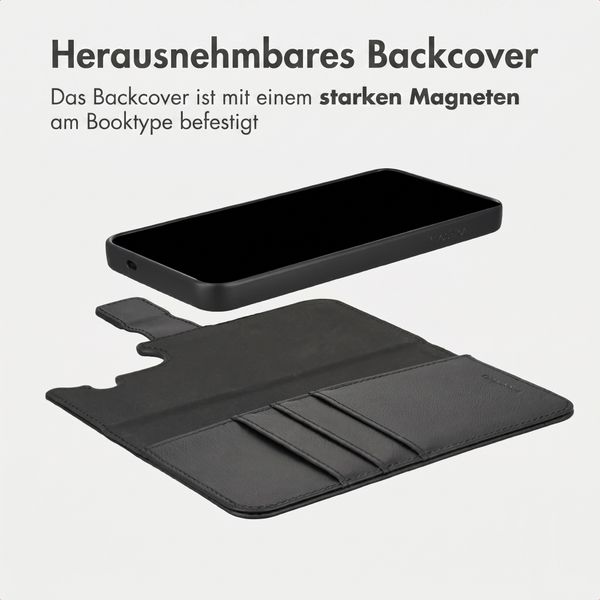 imoshion Herausnehmbare 2-in-1 Luxus-Bookcase Samsung Galaxy S26 - Schwarz