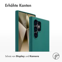 Accezz Liquid Silikoncase Samsung Galaxy S24 Ultra - Forest Green