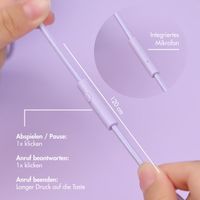 imoshion Kinderkopfhörer mit AUX-Kabel - Dezibelbegrenzer - Lavender Lilac