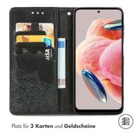 imoshion Mandala Klapphülle Xiaomi Redmi Note 12 (4G) - Schwarz