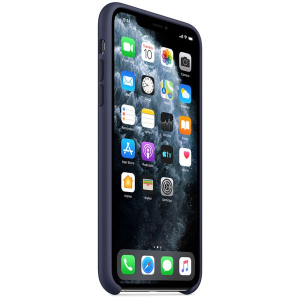 Apple Silikon-Case Midnight Blue für das Apple iPhone 11 Pro Max